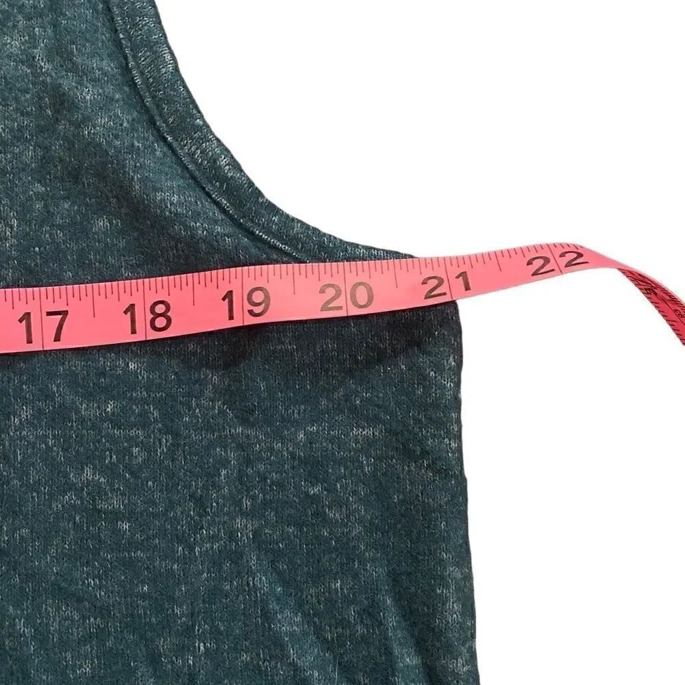 Lane Bryant NWT sweater tank top blue green Heather size 14/16 - Picture 4 of 12